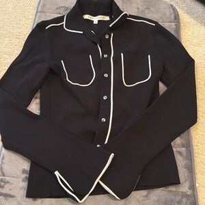 Max Studio Button Front Sweater - Size Small